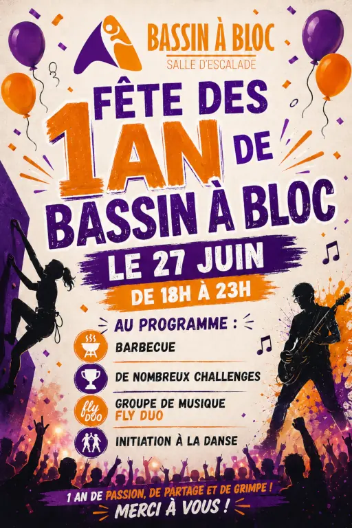 Bassin à Bloc célèbre son premier anniversaire avec une soirée festive