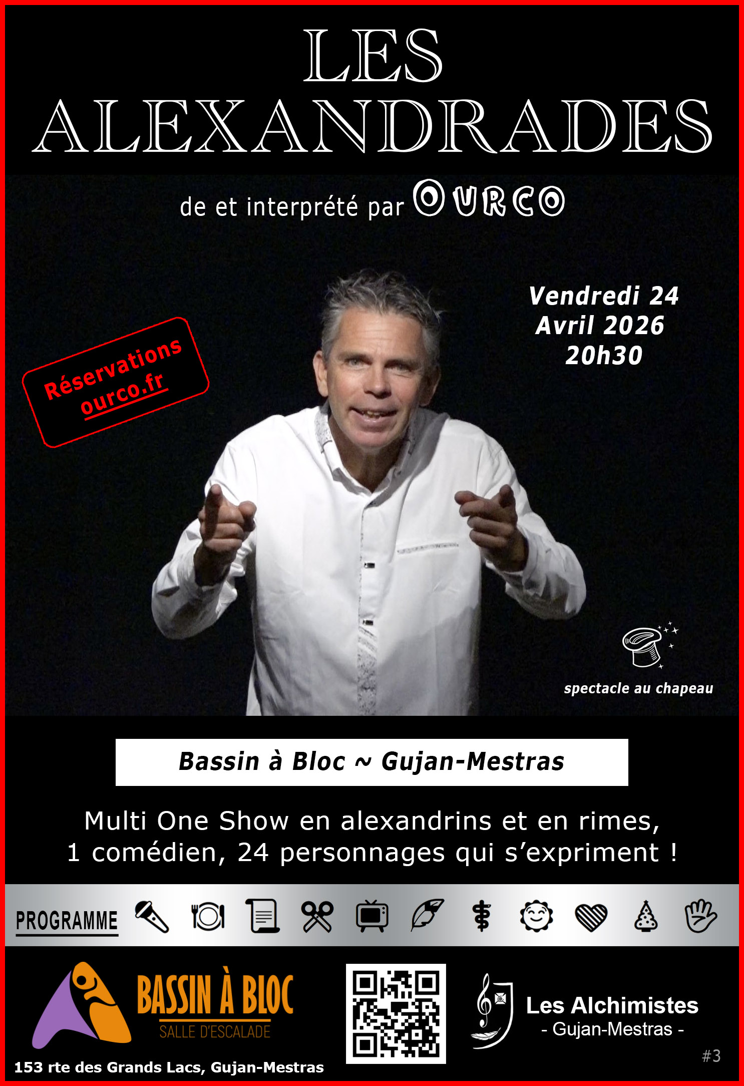 L'humoriste Ourco se produit chez Bassin à Bloc